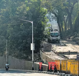 Mumbai: Ridge Road in Malabar Hill area reopens after gap of over two years | Mumbai: Ridge Road in Malabar Hill area reopens after gap of over two years