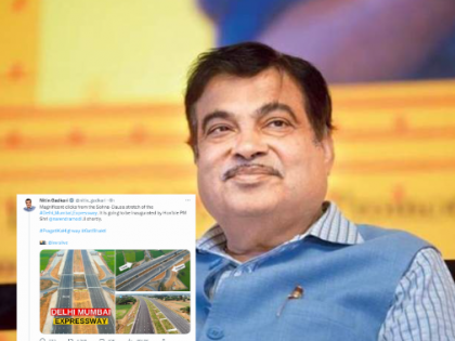 Delhi-Mumbai Expressway: Nitin Gadkari Shares Pics Of Sohna-Dausa Stretch | Delhi-Mumbai Expressway: Nitin Gadkari Shares Pics Of Sohna-Dausa Stretch