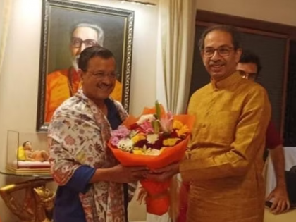 Delhi CM Arvind Kejriwal meets Uddhav Thackeray ahead of BMC elections | Delhi CM Arvind Kejriwal meets Uddhav Thackeray ahead of BMC elections