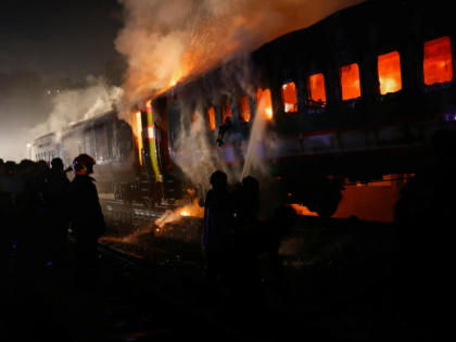 Four killed, several injured after train set on fire in Bangladesh ahead of elections | Four killed, several injured after train set on fire in Bangladesh ahead of elections