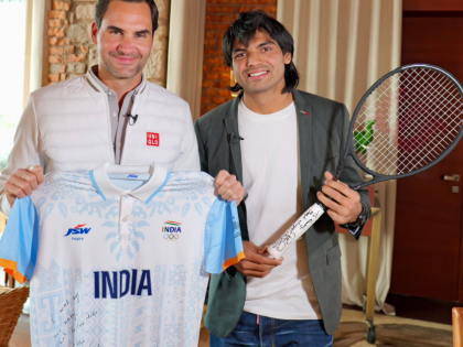 Golden Boy Neeraj Chopra Meets Tennis Legend Roger Federer In Switzerland | Golden Boy Neeraj Chopra Meets Tennis Legend Roger Federer In Switzerland