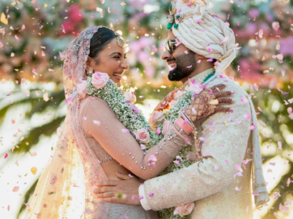Rakul Preet Singh and Jackky Bhagnani Tie the Knot, Share First Pic From Dreamy Goa Wedding | Rakul Preet Singh and Jackky Bhagnani Tie the Knot, Share First Pic From Dreamy Goa Wedding