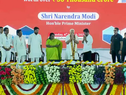 PM Modi Inaugurates and Lays Foundation for Development Projects Worth Over Rs 56,000 Crore in Telangana | PM Modi Inaugurates and Lays Foundation for Development Projects Worth Over Rs 56,000 Crore in Telangana
