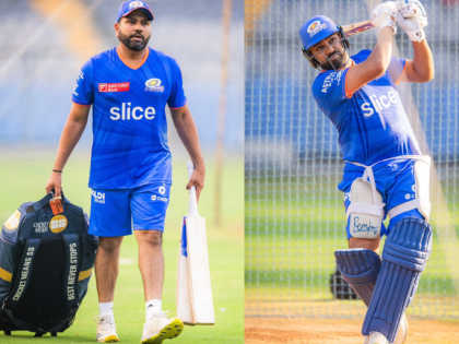 IPL 2024: Rohit Sharma Displays Usual Smashing Form in Mumbai Indians Nets Session; Watch Video of Eye-Catching Shots | IPL 2024: Rohit Sharma Displays Usual Smashing Form in Mumbai Indians Nets Session; Watch Video of Eye-Catching Shots
