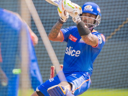 IPL 2024 : Suryakumar Yadav Sweats It Out in Nets After Recovering From Injury | IPL 2024 : Suryakumar Yadav Sweats It Out in Nets After Recovering From Injury