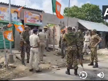 West Bengal On Alert: Security Beefed Up in Nandigram, Purba Medinipur Following BJP Worker's Death | West Bengal On Alert: Security Beefed Up in Nandigram, Purba Medinipur Following BJP Worker's Death
