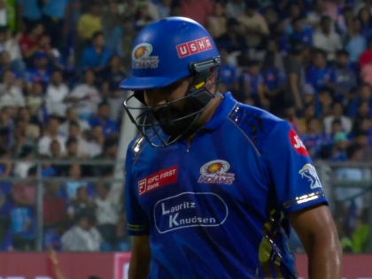 Rohit Sharma Dismissed for 7 by Arshad Khan in MI vs GT IPL 2025 Match (Watch Video) | Rohit Sharma Dismissed for 7 by Arshad Khan in MI vs GT IPL 2025 Match (Watch Video)