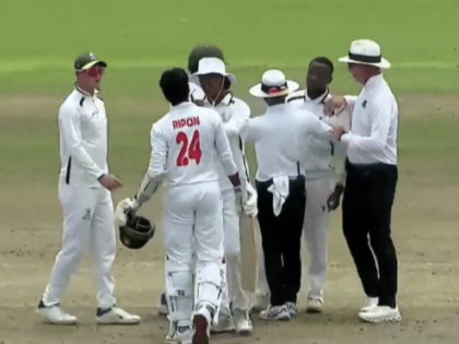 WATCH: Ugly On-Field Fight Erupts Between Tshepo Ntuli and Ripon Mondol in Bangladesh vs South Africa Emerging Test (VIDEO) | WATCH: Ugly On-Field Fight Erupts Between Tshepo Ntuli and Ripon Mondol in Bangladesh vs South Africa Emerging Test (VIDEO)