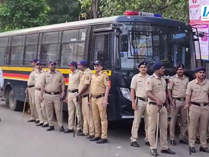 Heavy Security at Durgadi Fort Kalyan as Thackeray and Shinde Factions Hold Parallel Ghantanaad Events on Eid Al Adha 2025 | Heavy Security at Durgadi Fort Kalyan as Thackeray and Shinde Factions Hold Parallel Ghantanaad Events on Eid Al Adha 2025 Heavy Security at Durgadi Fort Kalyan as Thackeray and Shinde Factions Hold Parallel Ghantanaad Events on Eid Al Adha 2025 | Heavy Security at Durgadi Fort Kalyan as Thackeray and Shinde Factions Hold Parallel Ghantanaad Events on Eid Al Adha 2025