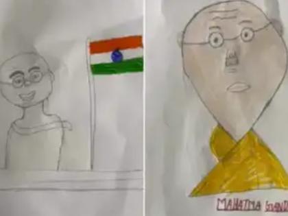 Independence Day 2025: Six Versions of Gandhi Go Viral as Students’ Drawings Win the Internet | Independence Day 2025: Six Versions of Gandhi Go Viral as Students’ Drawings Win the Internet Independence Day 2025: Six Versions of Gandhi Go Viral as Students’ Drawings Win the Internet | Independence Day 2025: Six Versions of Gandhi Go Viral as Students’ Drawings Win the Internet