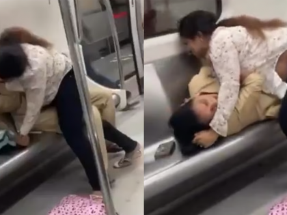 Delhi Metro Fight: Two Women Slap and Push Each Other Over Seat Dispute; Shocking Video Emerges (Watch) | Delhi Metro Fight: Two Women Slap and Push Each Other Over Seat Dispute; Shocking Video Emerges (Watch) Delhi Metro Fight: Two Women Slap and Push Each Other Over Seat Dispute; Shocking Video Emerges (Watch) | Delhi Metro Fight: Two Women Slap and Push Each Other Over Seat Dispute; Shocking Video Emerges (Watch)