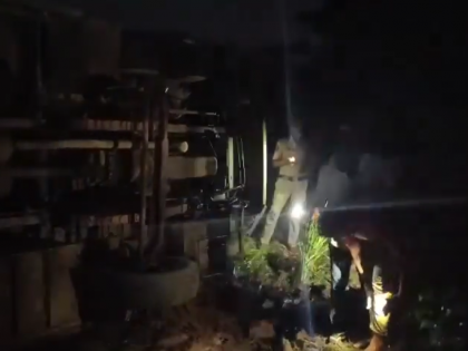 Eluru Bus Accident: One Dead, Several Injured After Hyderabad-Bound Bus Overturns in Andhra Pradesh | Eluru Bus Accident: One Dead, Several Injured After Hyderabad-Bound Bus Overturns in Andhra Pradesh Eluru Bus Accident: One Dead, Several Injured After Hyderabad-Bound Bus Overturns in Andhra Pradesh | Eluru Bus Accident: One Dead, Several Injured After Hyderabad-Bound Bus Overturns in Andhra Pradesh