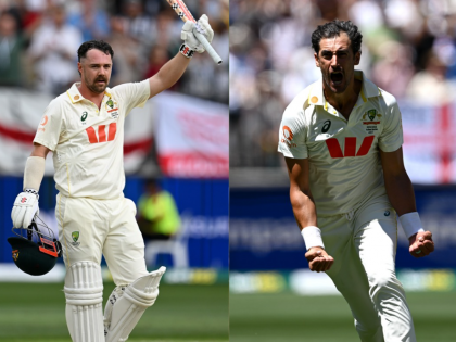 AUS vs ENG: Australia Beat England by 8 Wickets in 1st Ashes 2025-26 Test; Travis Head and Mitchell Starc Shine as Aussies Take 1-0 Series Lead (VIDEO) | AUS vs ENG: Australia Beat England by 8 Wickets in 1st Ashes 2025-26 Test; Travis Head and Mitchell Starc Shine as Aussies Take 1-0 Series Lead (VIDEO)