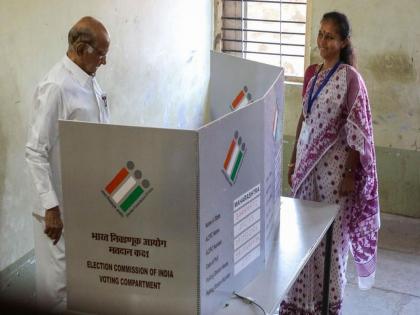 Baramati Polls: Prestige Battle for Pawar Family as Sharad Pawar Shifts Vote to Daughter's Constituency | Baramati Polls: Prestige Battle for Pawar Family as Sharad Pawar Shifts Vote to Daughter's Constituency