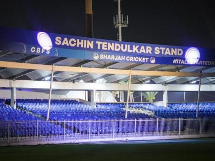 Sharjah Stadium renames stand after Sachin Tendulkar | Sharjah Stadium renames stand after Sachin Tendulkar
