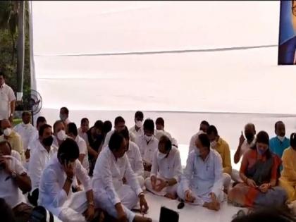 Mahavikas Aghadi leaders protest against Centre, ED over Nawab Malik arrest | Mahavikas Aghadi leaders protest against Centre, ED over Nawab Malik arrest Mahavikas Aghadi leaders protest against Centre, ED over Nawab Malik arrest | Mahavikas Aghadi leaders protest against Centre, ED over Nawab Malik arrest
