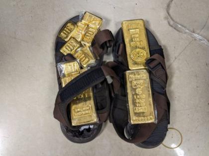 Mumbai Airport: DRI Seizes Gold Worth Rs 3.86 Crore Hidden in Slippers, Chadian National Arrested | Mumbai Airport: DRI Seizes Gold Worth Rs 3.86 Crore Hidden in Slippers, Chadian National Arrested