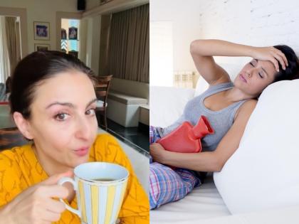 Menstrual Pain Relief: Soha Ali Khan Recommends Easy Ginger-Cinnamon Tea Recipe For Period Pain | Menstrual Pain Relief: Soha Ali Khan Recommends Easy Ginger-Cinnamon Tea Recipe For Period Pain