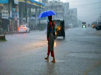 Heavy rainfall with thunderstorm in Mumbai; IMD warns of heavy rains during next 4 days | Heavy rainfall with thunderstorm in Mumbai; IMD warns of heavy rains during next 4 days