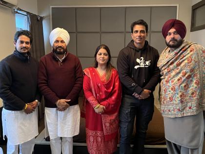 Sonu Sood's sister Malvika joins Congress ahead of Punjab Assembly Elections | Sonu Sood's sister Malvika joins Congress ahead of Punjab Assembly Elections