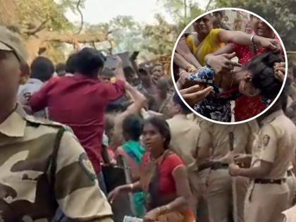 Mumbai: 5 Police Personnel Injured as Crowd Pelts Stones During Anti-Encroachment Drive in Jogeshwari (Watch Video)