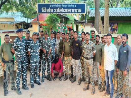 Naxalite with Rs 6 lakh bounty arrested in Gadchiroli | Naxalite with Rs 6 lakh bounty arrested in Gadchiroli