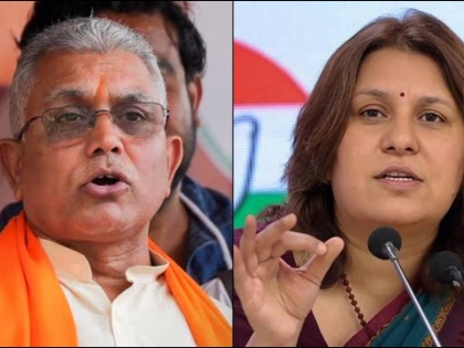 Election Commission Censures Dilip Ghosh and Supriya Shrinate For Remarks Against Women | Election Commission Censures Dilip Ghosh and Supriya Shrinate For Remarks Against Women