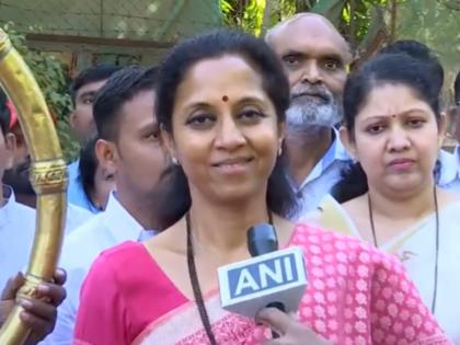 LPG Cylinder Prices Slashed By Rs 100: NCP (SP) Leader Supriya Sule Mocks Modi Govt's LPG Price Reduction as Another 'Jumla' - Watch | LPG Cylinder Prices Slashed By Rs 100: NCP (SP) Leader Supriya Sule Mocks Modi Govt's LPG Price Reduction as Another 'Jumla' - Watch