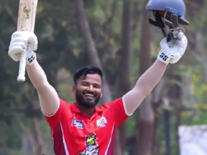 Nok 99 Captain Suraj Shinde Smashes Century in Just 26 Balls Against Recreation Club in Pune Olympia T20 Trophy | Nok 99 Captain Suraj Shinde Smashes Century in Just 26 Balls Against Recreation Club in Pune Olympia T20 Trophy