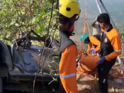 Tamhini Ghat Accident: 6 Killed As SUV Falls Into Gorge in Maharashtra’s Raigad District (VIDEO) | Tamhini Ghat Accident: 6 Killed As SUV Falls Into Gorge in Maharashtra’s Raigad District (VIDEO) Tamhini Ghat Accident: 6 Killed As SUV Falls Into Gorge in Maharashtra’s Raigad District (VIDEO) | Tamhini Ghat Accident: 6 Killed As SUV Falls Into Gorge in Maharashtra’s Raigad District (VIDEO)
