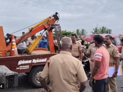 Tamil Nadu: Three Killed Near Ulundurpet After Car Collides With Tanker Lorry | Tamil Nadu: Three Killed Near Ulundurpet After Car Collides With Tanker Lorry Tamil Nadu: Three Killed Near Ulundurpet After Car Collides With Tanker Lorry | Tamil Nadu: Three Killed Near Ulundurpet After Car Collides With Tanker Lorry