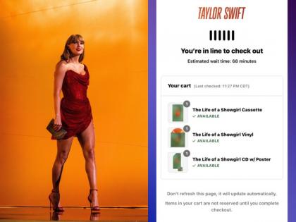 Taylor Swift’s New Album ‘The Life of a Showgirl’ in Demand, Swifties Wait Over an Hour For Pre-Order | Taylor Swift’s New Album ‘The Life of a Showgirl’ in Demand, Swifties Wait Over an Hour For Pre-Order Taylor Swift’s New Album ‘The Life of a Showgirl’ in Demand, Swifties Wait Over an Hour For Pre-Order | Taylor Swift’s New Album ‘The Life of a Showgirl’ in Demand, Swifties Wait Over an Hour For Pre-Order