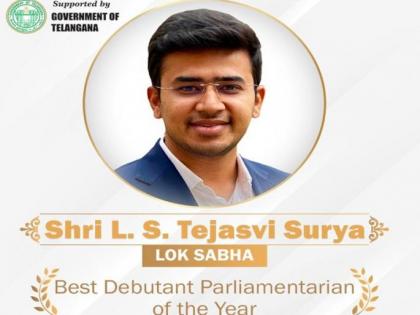 Lokmat Parliamentary Award: Tejasvi Surya receives best debutant Parliamentarian award | Lokmat Parliamentary Award: Tejasvi Surya receives best debutant Parliamentarian award