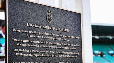 Sydney Cricket Ground unveils Lara-Tendulkar Gates | Sydney Cricket Ground unveils Lara-Tendulkar Gates