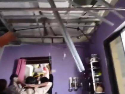 Thane: Thunderstorm Damages Room on Terrace of 7-Storey Building in Thakurpada; Watch Video | Thane: Thunderstorm Damages Room on Terrace of 7-Storey Building in Thakurpada; Watch Video Thane: Thunderstorm Damages Room on Terrace of 7-Storey Building in Thakurpada; Watch Video | Thane: Thunderstorm Damages Room on Terrace of 7-Storey Building in Thakurpada; Watch Video