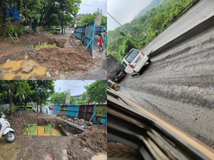 Thane: Ghodbunder Road Battles Metro Construction, Potholes, and Traffic, TMC Commissioner Calls for Unified Approach | Thane: Ghodbunder Road Battles Metro Construction, Potholes, and Traffic, TMC Commissioner Calls for Unified Approach