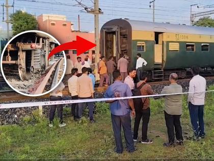 Tamil Nadu Train Derailment: Five Coaches Go Off Track, Near Villupuram Railway Station (Watch Video)