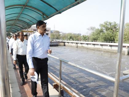 Navi Mumbai: Civic Chief Inspects Sewage Treatment Plant in Belapur, Sets July 31 Deadline | Navi Mumbai: Civic Chief Inspects Sewage Treatment Plant in Belapur, Sets July 31 Deadline Navi Mumbai: Civic Chief Inspects Sewage Treatment Plant in Belapur, Sets July 31 Deadline | Navi Mumbai: Civic Chief Inspects Sewage Treatment Plant in Belapur, Sets July 31 Deadline