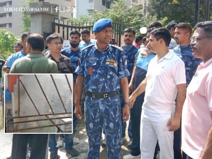 Navi Mumbai Fire: 7 Unconscious Residents Rescued by CRPF Team From Tricity Society in Kharghar (Watch Video) | Navi Mumbai Fire: 7 Unconscious Residents Rescued by CRPF Team From Tricity Society in Kharghar (Watch Video)