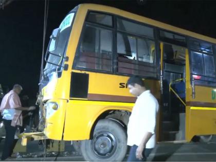 Tripura: School Bus Returning From Picnic Crashes Into Barricades, At Least 2 Injured | Tripura: School Bus Returning From Picnic Crashes Into Barricades, At Least 2 Injured Tripura: School Bus Returning From Picnic Crashes Into Barricades, At Least 2 Injured | Tripura: School Bus Returning From Picnic Crashes Into Barricades, At Least 2 Injured