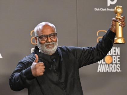 In Pcs: Winning moment of RRR for Best Song 'Naatu Naatu' at Golden Globes Awards