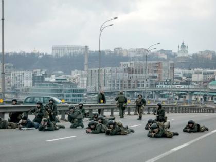 Ukraine-Russia Conflict: Servicemen of the Ukrainian National Guard takes their positions in central Kyiv | Ukraine-Russia Conflict: Servicemen of the Ukrainian National Guard takes their positions in central Kyiv