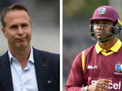 After abusing Ben Stokes wife, Marlon Samuels gets personal with Michael Vaughan | After abusing Ben Stokes wife, Marlon Samuels gets personal with Michael Vaughan