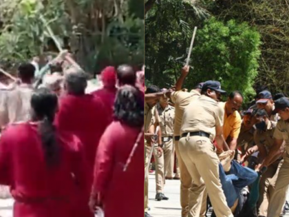 Police arrest and injure Osho followers defying ashram management in Pune | Police arrest and injure Osho followers defying ashram management in Pune