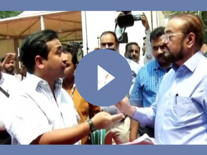 Watch: Nitish Rane and Abu Asim Azmi engage in heated argument outside Maharashtra Assembly | Watch: Nitish Rane and Abu Asim Azmi engage in heated argument outside Maharashtra Assembly
