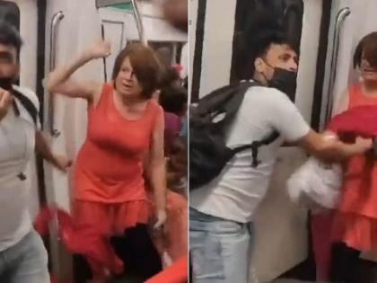 Actress Bobby Darling gets into physical fight with passenger inside Delhi Metro | Actress Bobby Darling gets into physical fight with passenger inside Delhi Metro