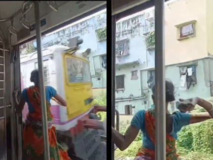 Woman Attacks Train Cabin in Viral Clip; Evidence Points to Eastern Railway, Not Mumbai | Woman Attacks Train Cabin in Viral Clip; Evidence Points to Eastern Railway, Not Mumbai Woman Attacks Train Cabin in Viral Clip; Evidence Points to Eastern Railway, Not Mumbai | Woman Attacks Train Cabin in Viral Clip; Evidence Points to Eastern Railway, Not Mumbai