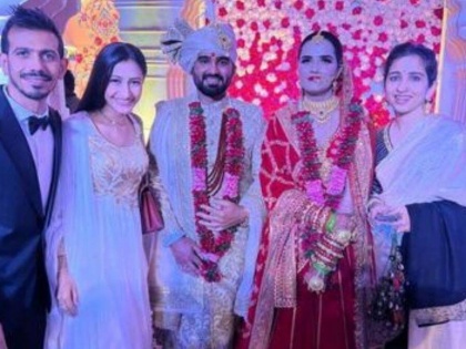 Rahul Tewatia ties knot with fiancee Ridhi Panu in a star studded ceremony | Rahul Tewatia ties knot with fiancee Ridhi Panu in a star studded ceremony