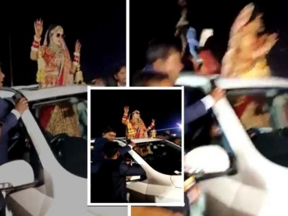 Shocking Video! Wedding celebration goes awry as speeding car rams into “baraat” | Shocking Video! Wedding celebration goes awry as speeding car rams into “baraat”