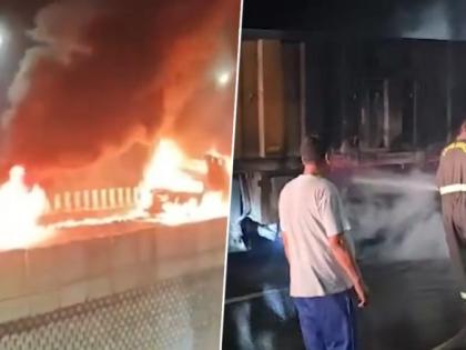 Uttar Pradesh Road Accident: Driver Burned To Death in Amroha Truck Collision | Uttar Pradesh Road Accident: Driver Burned To Death in Amroha Truck Collision Uttar Pradesh Road Accident: Driver Burned To Death in Amroha Truck Collision | Uttar Pradesh Road Accident: Driver Burned To Death in Amroha Truck Collision